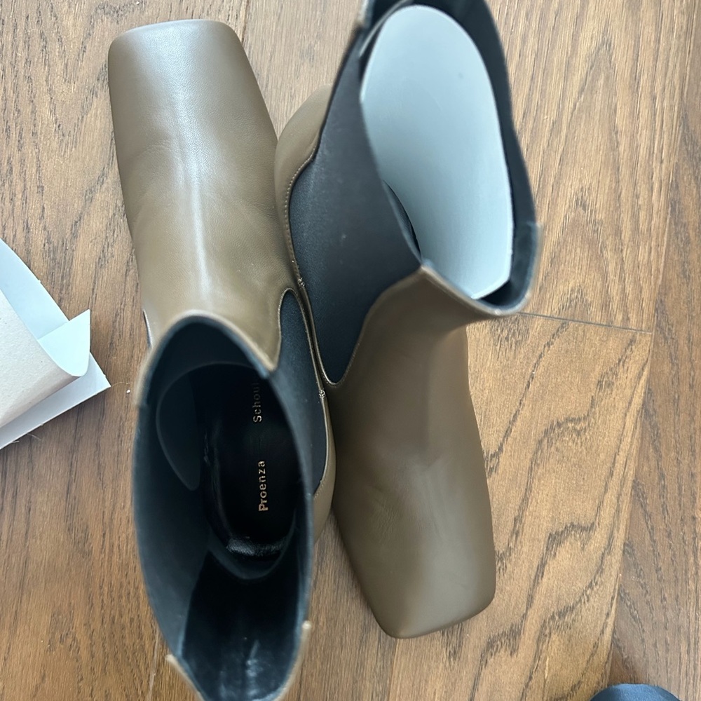 Proenza Schouler Women's Brown Leather Ankle Boots
